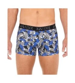 Hom Lot De 2 Boxers En Coton Brian Blue Print 8 Hom Lot De 2 Boxers En Coton Brian Blue Print -Sousvêtement Magasin lot de 2 boxers en coton brian d009 blue print 1