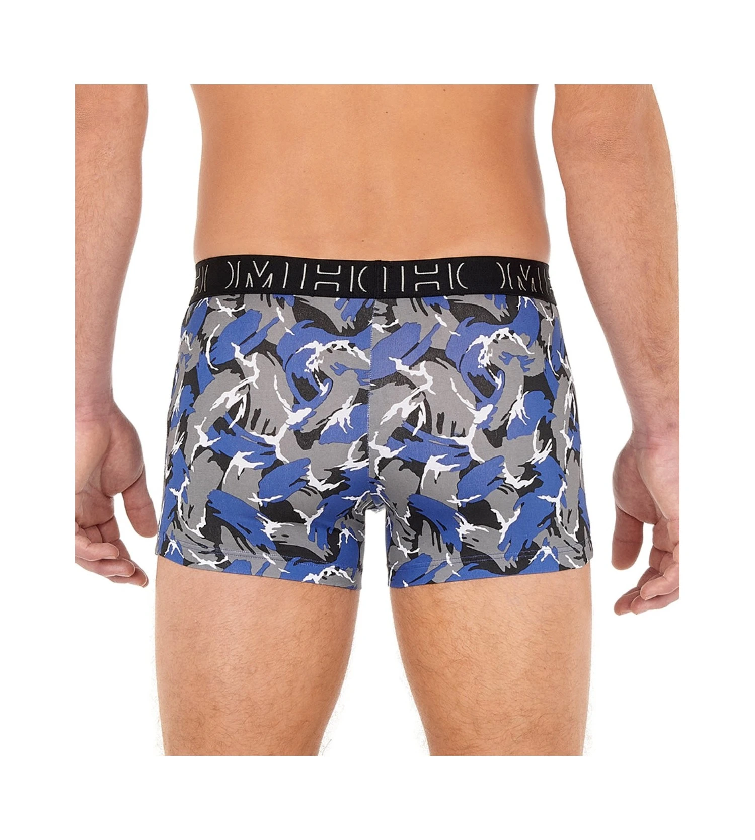 Hom Lot De 2 Boxers En Coton Brian Blue Print 4 Hom Lot De 2 Boxers En Coton Brian Blue Print – Image 4