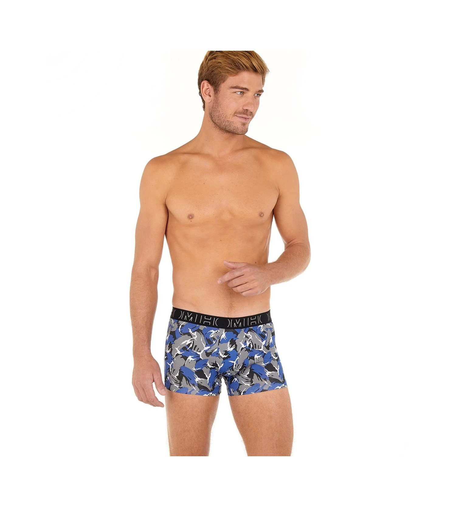 Hom Lot De 2 Boxers En Coton Brian Blue Print 6 Hom Lot De 2 Boxers En Coton Brian Blue Print – Image 6