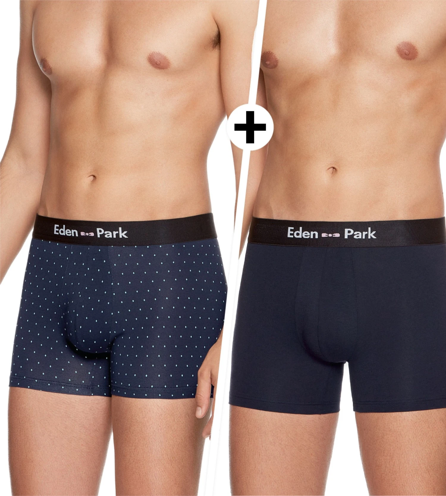Eden Park Lot De 2 Boxers En Coton Marine 1 Eden Park Lot De 2 Boxers En Coton Marine
