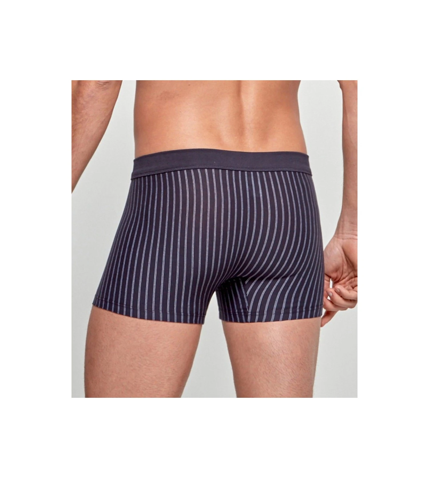 Lot De 2 Boxers Homme En Coton MARINE 3 Lot De 2 Boxers Homme En Coton MARINE – Image 3