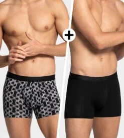 Lot De 2 Boxers I Am Wonderful Black