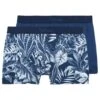Aubade Lot De 2 Boxers Imprimés Pour Homme INK LEAVES