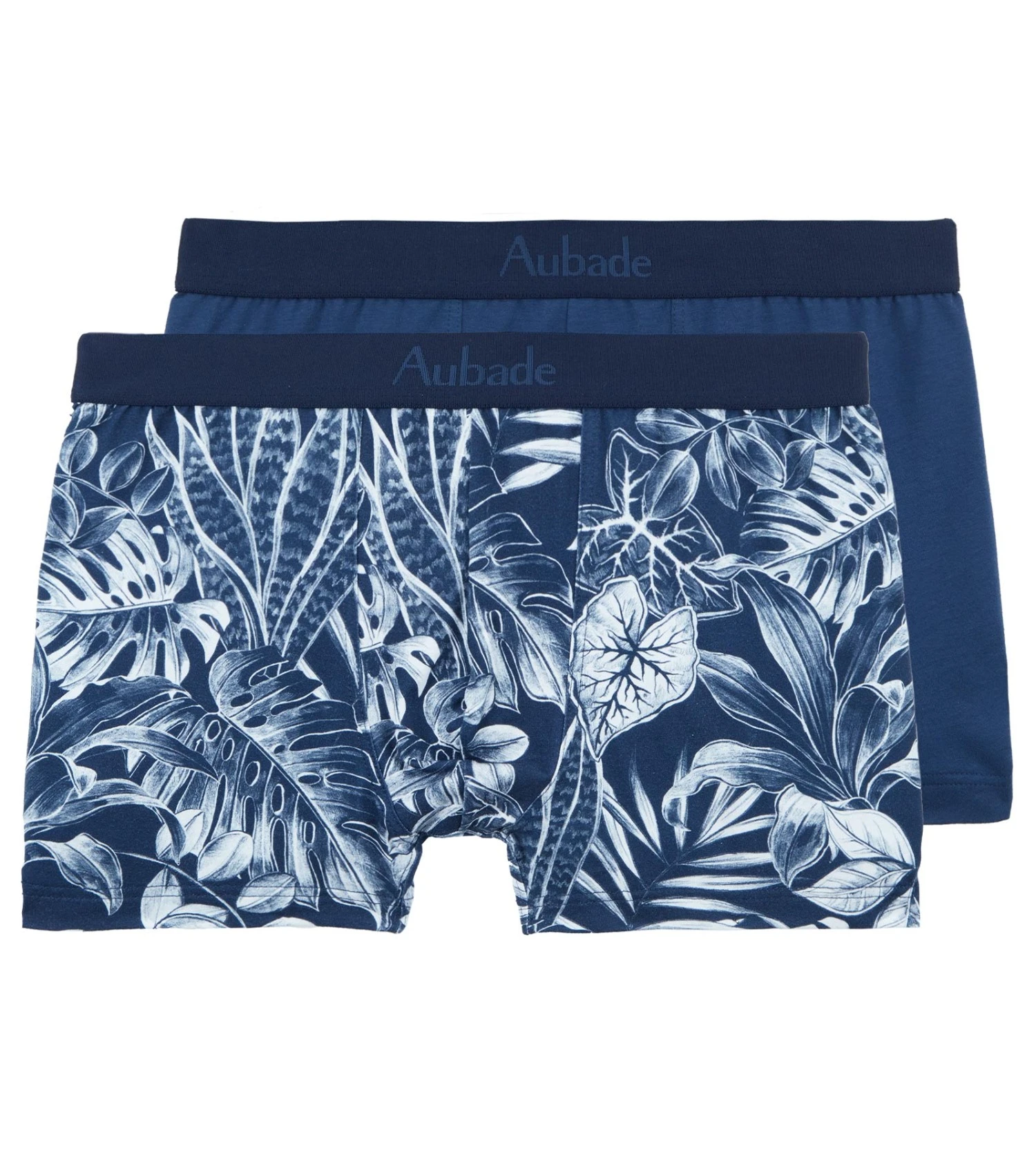 Aubade Lot De 2 Boxers Imprimés Pour Homme INK LEAVES 1 Aubade Lot De 2 Boxers Imprimés Pour Homme INK LEAVES