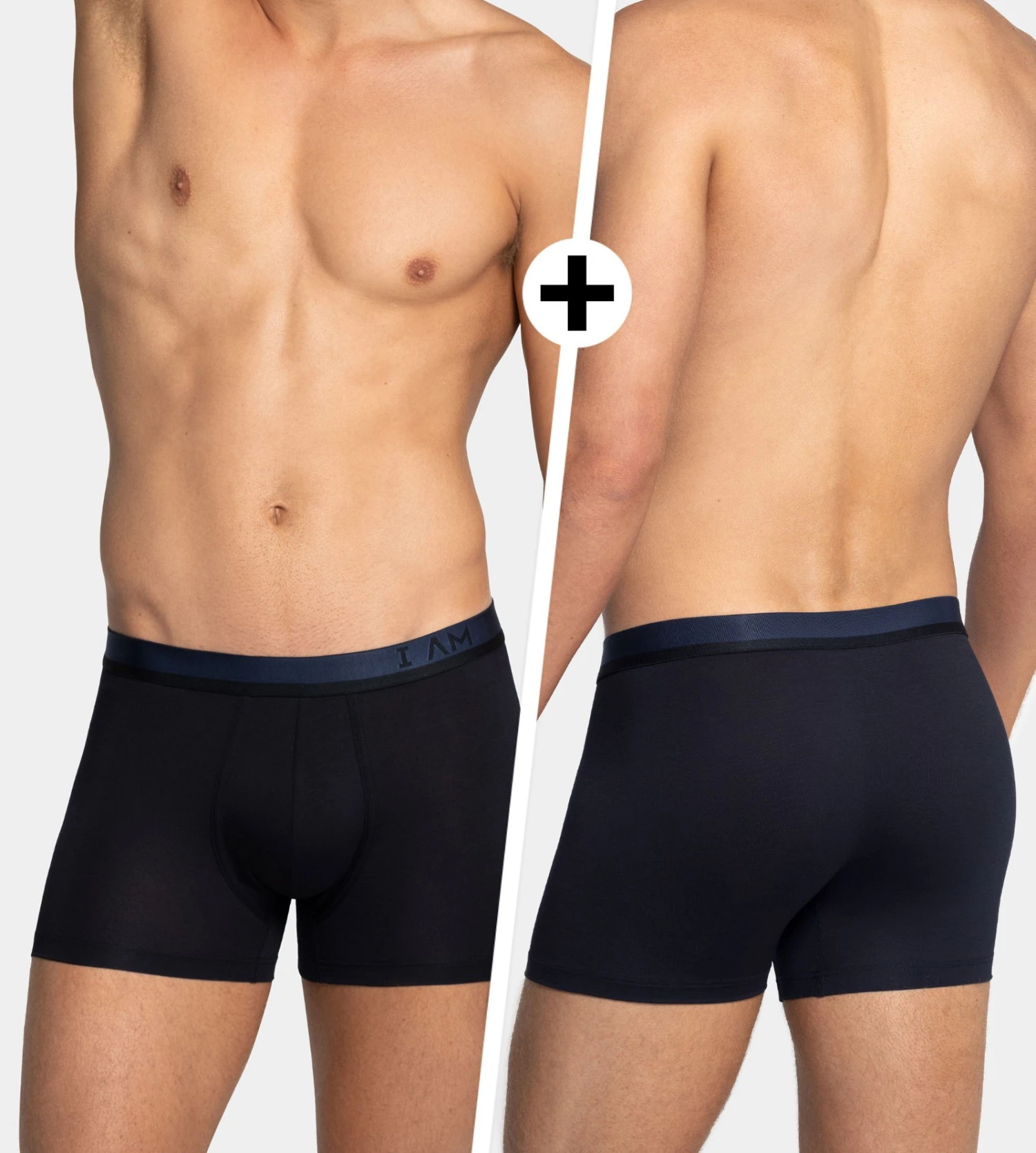 Lot De 2 Boxers Unis I Am Best Marine Pétrol 1 Lot De 2 Boxers Unis I Am Best Marine Pétrol