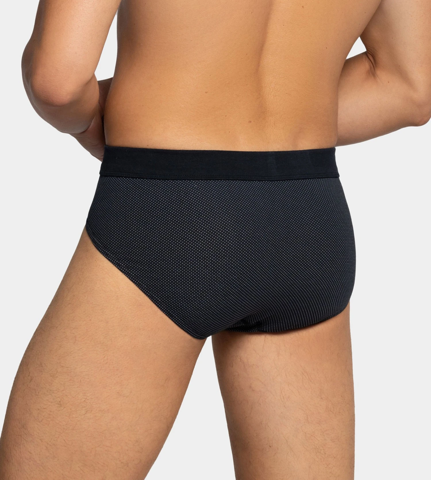 Lot De 2 Slips à Motif Pois Noir/ Blanc 4 Lot De 2 Slips à Motif Pois Noir/ Blanc – Image 4