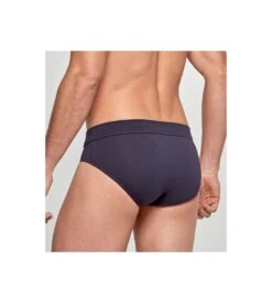 Lot De 2 Slips Homme En Coton MARINE GRIS -Sousvêtement Magasin lot de 2 slips homme en coton marine gris e45 3
