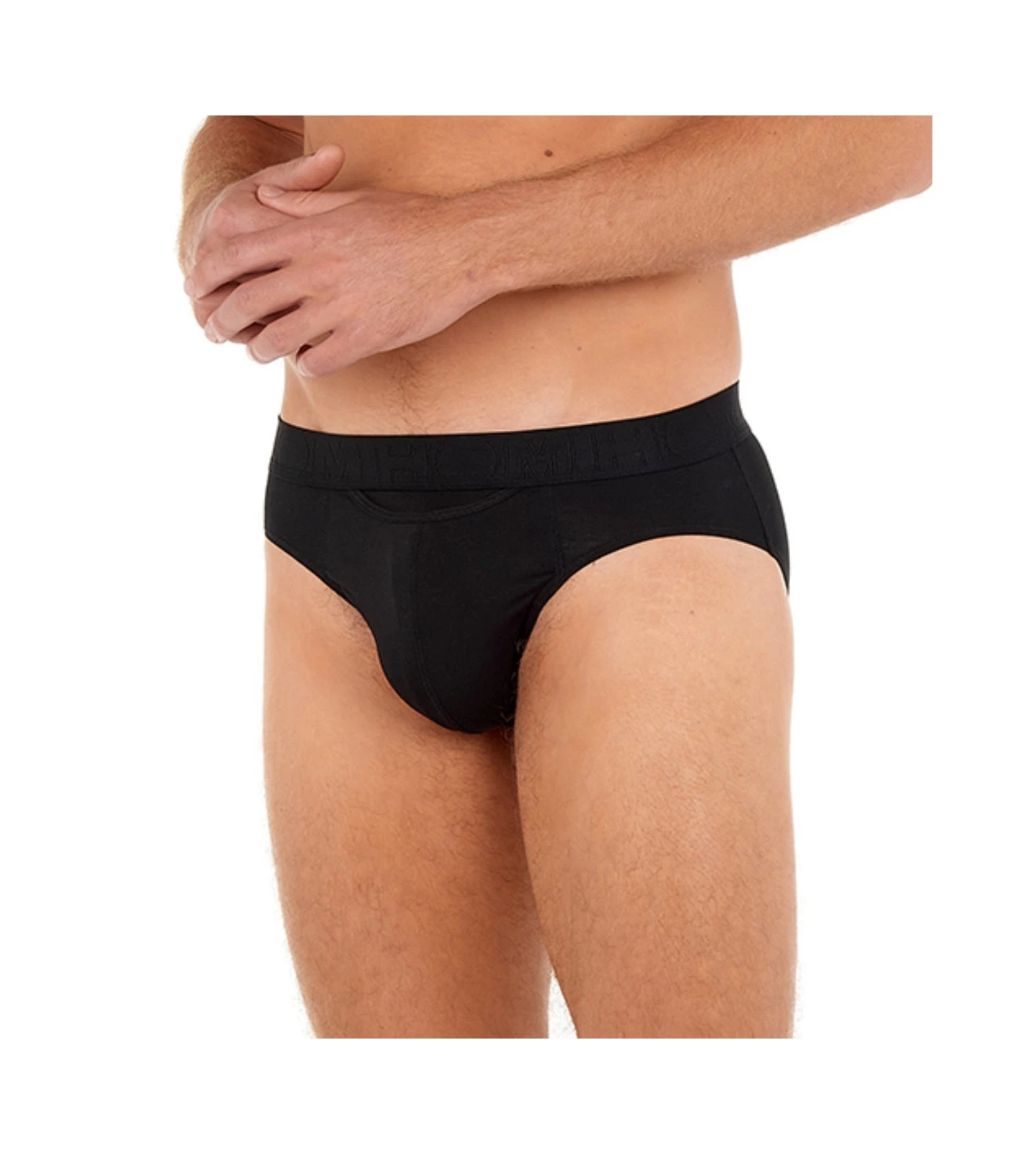 Hom Lot De 2 Slips Minis HO1 Gauthier Black/ Black And White 8 Hom Lot De 2 Slips Minis HO1 Gauthier Black/ Black And White – Image 8