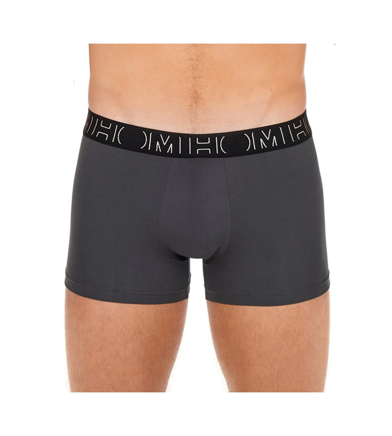 Hom Lot De 3 Boxers Alex En Coton Navy Print Grey 2 Hom Lot De 3 Boxers Alex En Coton Navy Print Grey – Image 2