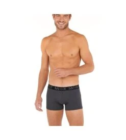 Hom Lot De 3 Boxers Alex En Coton Navy Print Grey 13 Hom Lot De 3 Boxers Alex En Coton Navy Print Grey -Sousvêtement Magasin lot de 3 boxers alex en coton t034 navy print grey 3