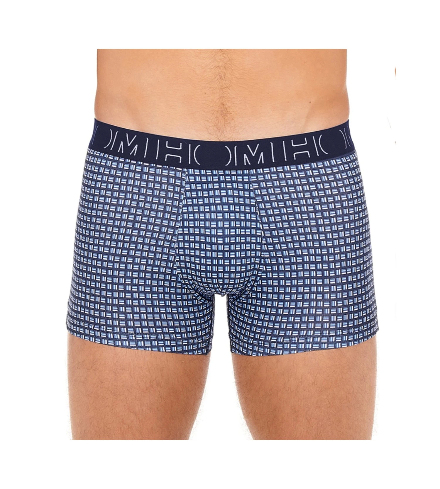 Hom Lot De 3 Boxers Alex En Coton Navy Print Grey 8 Hom Lot De 3 Boxers Alex En Coton Navy Print Grey – Image 8