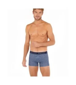 Hom Lot De 3 Boxers Alex En Coton Navy Print Grey 19 Hom Lot De 3 Boxers Alex En Coton Navy Print Grey -Sousvêtement Magasin lot de 3 boxers alex en coton t034 navy print grey 9