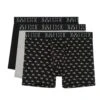 Hom Lot De 3 Boxers Longs Rayan BLACK PRINT GREY