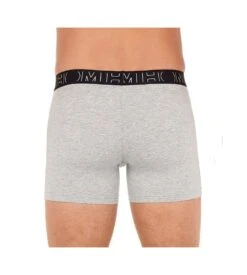 Hom Lot De 3 Boxers Patrick Black Grey Grey -Sousvêtement Magasin lot de 3 boxers patrick t017 black grey grey 2