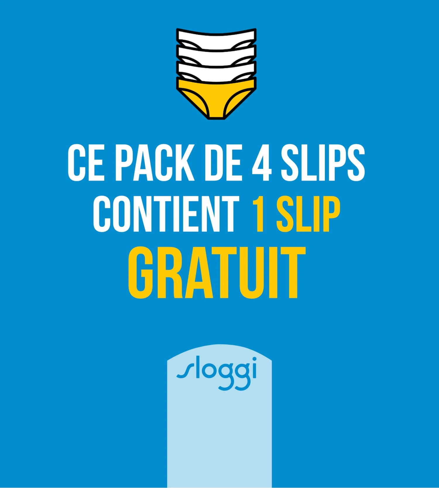 Lot De 4 Culottes Sloggi Chic Maxi Multicolore 2 Lot De 4 Culottes Sloggi Chic Maxi Multicolore – Image 2