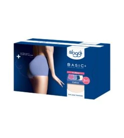Lot De 4 Sloggi Basic+ Maxi Rose / Bleu