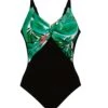 ANITA Maillot 1p. Gainant Paradise Island Emeraude
