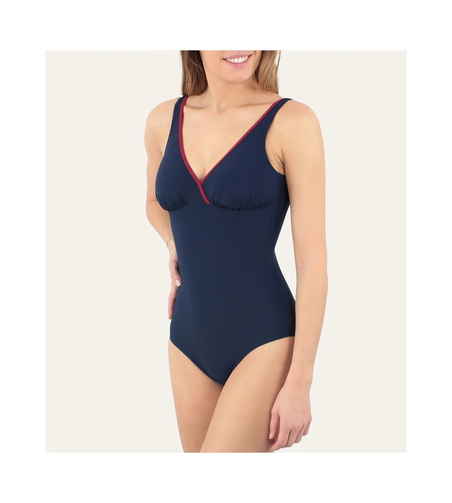 Maillot 1p Liner Spécial Piscine MARINE 4 Maillot 1p Liner Spécial Piscine MARINE – Image 4