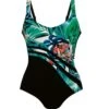ANITA Maillot 1p Modelant Paradise Island Emeraude