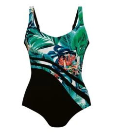 ANITA Maillot 1p Modelant Paradise Island Emeraude