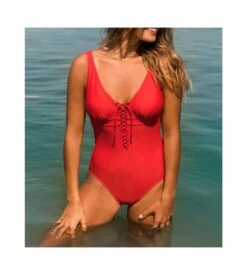 Maillot De Bain 1 Pièce Monaco ROUGE 9 Maillot De Bain 1 Pièce Monaco ROUGE -Sousvêtement Magasin maillot de bain 1 piece monaco rouge 2