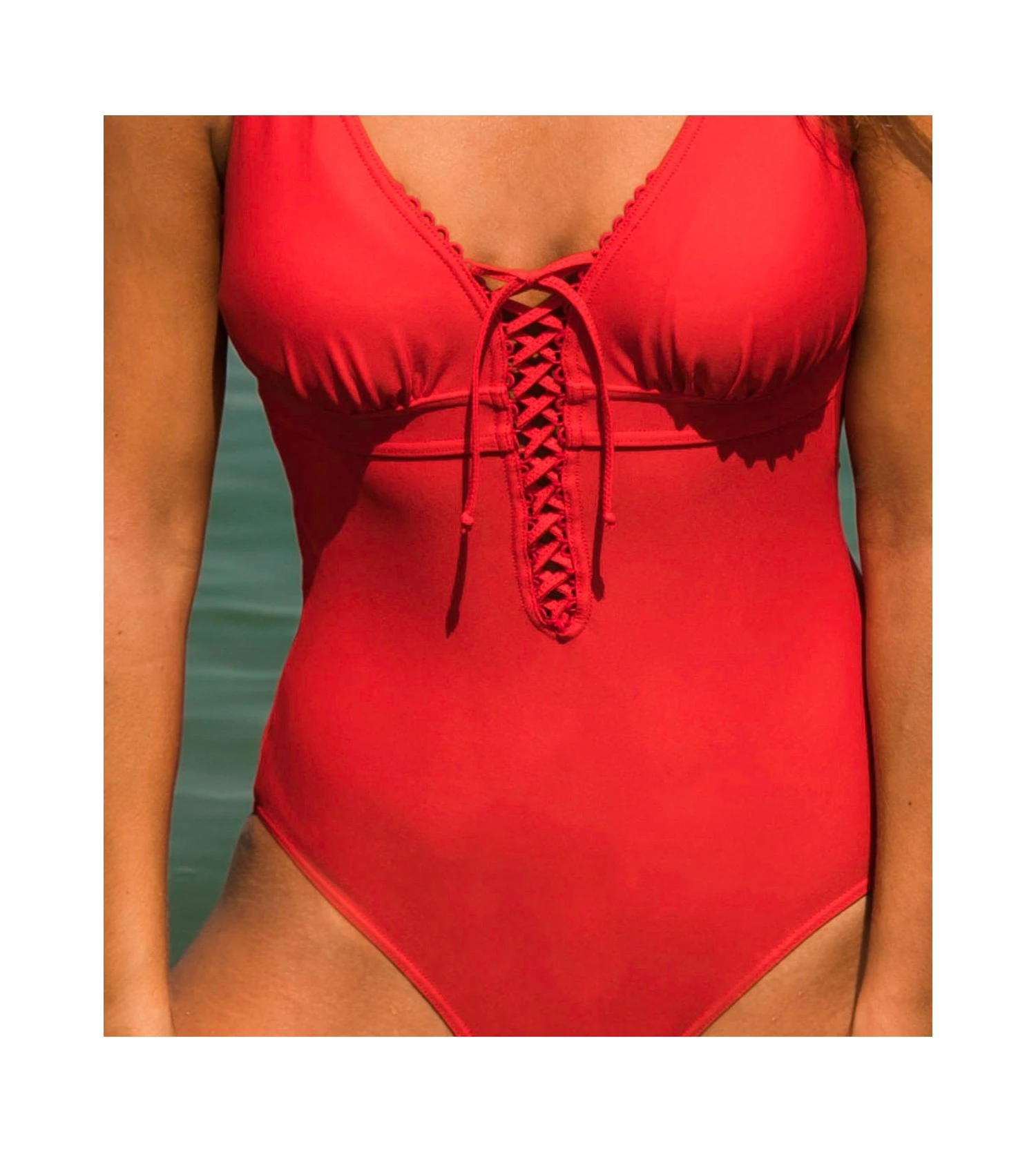 Maillot De Bain 1 Pièce Monaco ROUGE 6 Maillot De Bain 1 Pièce Monaco ROUGE – Image 6