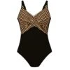 ANITA Maillot De Bain 1 Pièce Rayé Noir