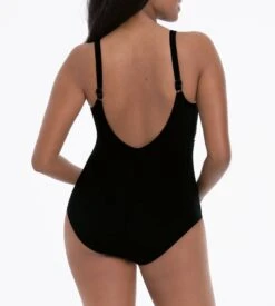 ANITA Maillot De Bain 1 Pièce Rayé Noir -Sousvêtement Magasin maillot de bain 1 piece raye 001 noir 2