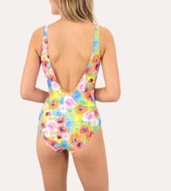 Maillot De Bain 1 Pièce Fleuri Rio Ocre 4 Maillot De Bain 1 Pièce Fleuri Rio Ocre -Sousvêtement Magasin maillot de bain 1 piece rio ocre 43 1