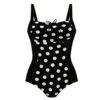 ANITA Maillot De Bain 1P à Pois Noir Blanc