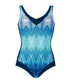 Sunflair Maillot De Bain 1P Nageur Marine Turquoise 26