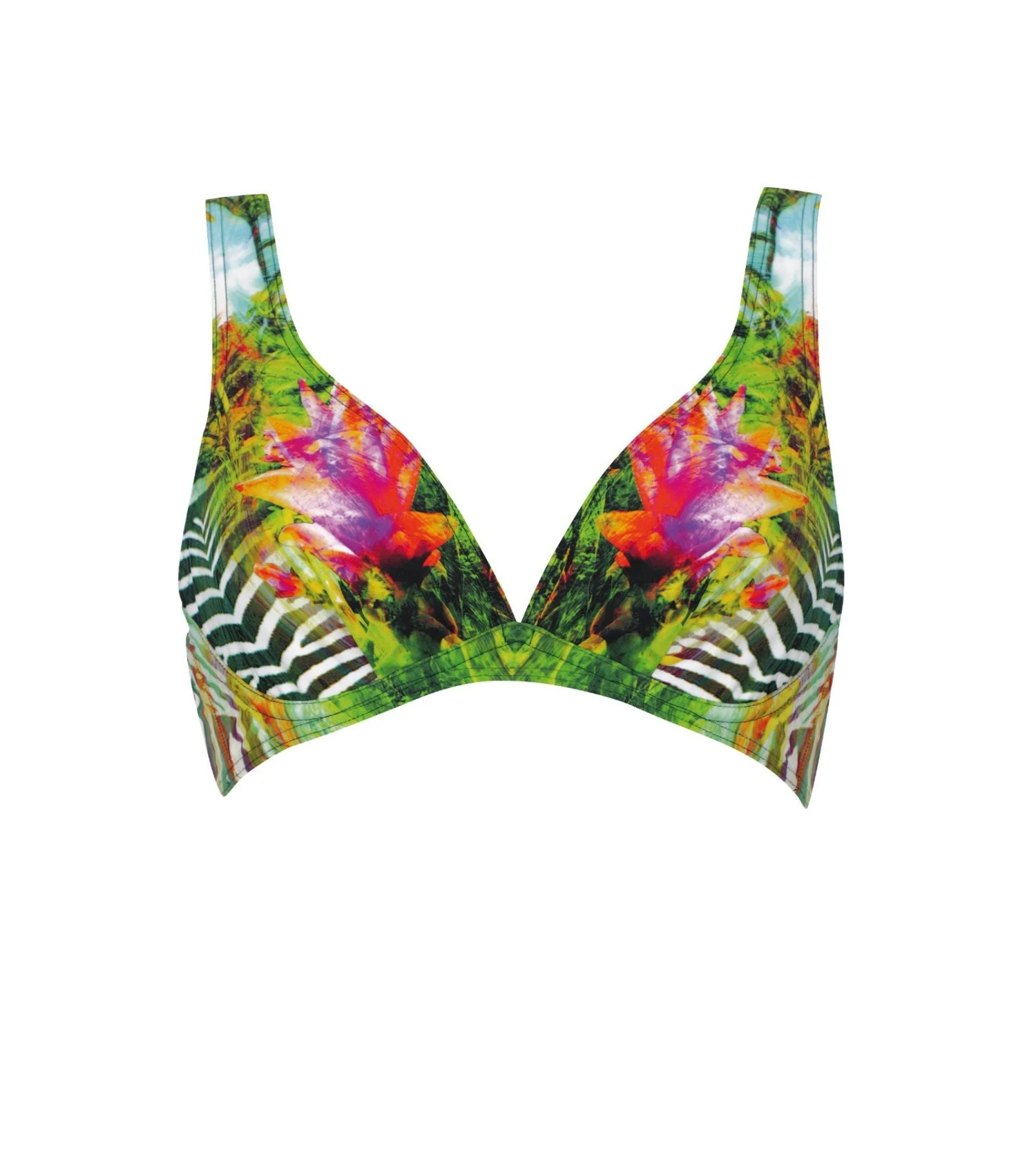 Maillot De Bain 2P Triangle Gris Multicolor 799 3 Maillot De Bain 2P Triangle Gris Multicolor 799 – Image 3