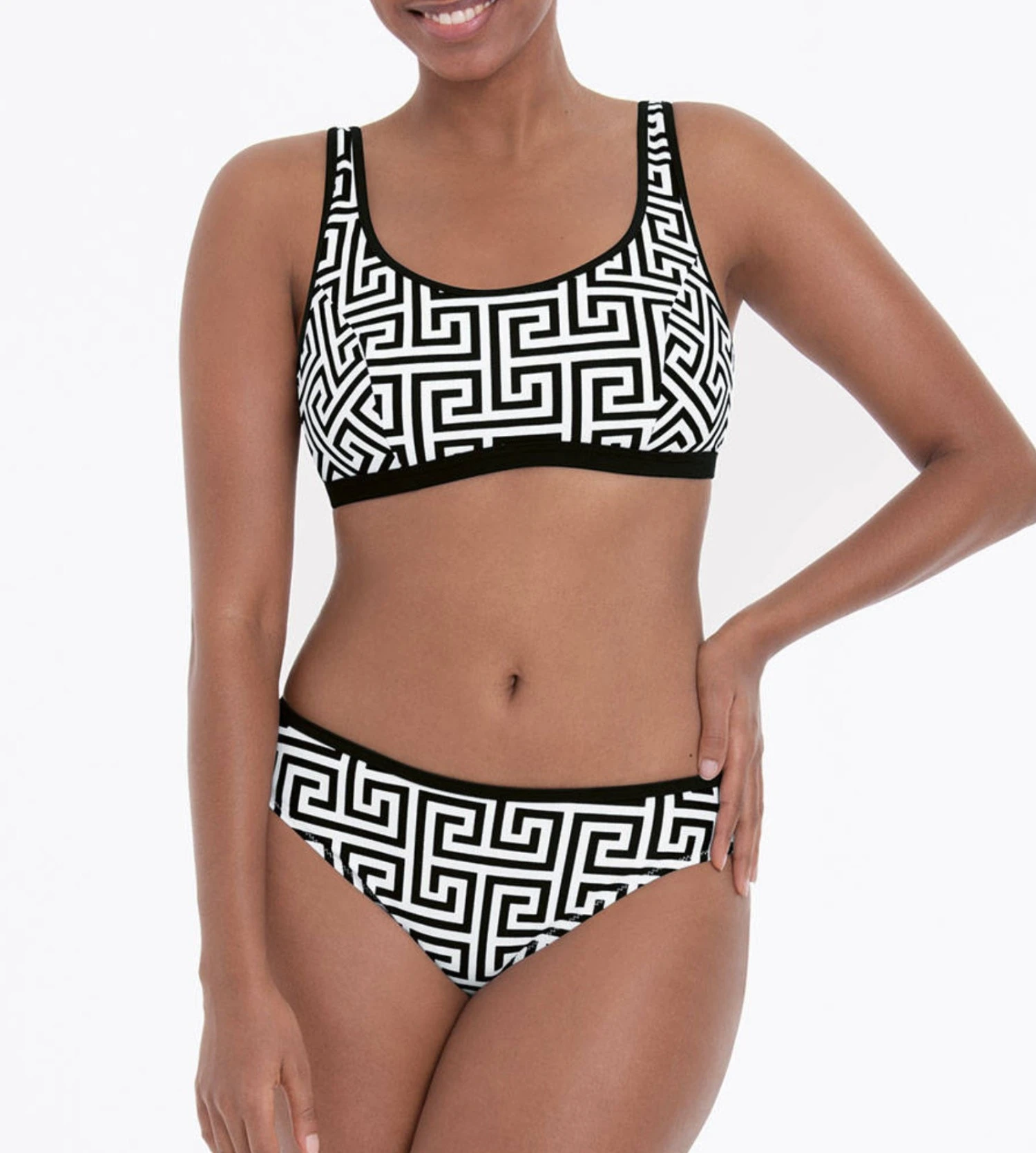 ANITA Maillot De Bain Brassière 2 Pièces Noir Blanc 3 ANITA Maillot De Bain Brassière 2 Pièces Noir Blanc – Image 3