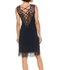 Nuisette Avec Dentelle De Modal Dark Navy 8 Nuisette Avec Dentelle De Modal Dark Navy -Sousvêtement Magasin nuisette avec dentelle de modal dark navy 310 3