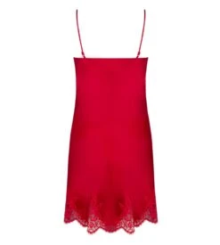 Nuisette Charme Splendeur Soie ROUGE -Sousvêtement Magasin nuisette charme splendeur soie rouge 2