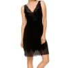 Nuisette En Satin Et Dentelle Black