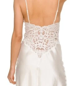Nuisette En Satin Et Dentelle Sonia Crème -Sousvêtement Magasin nuisette en satin et dentelle sonia creme 4