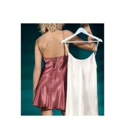 Nuisette En Satin Laçage Dos PETAL 7 Nuisette En Satin Laçage Dos PETAL -Sousvêtement Magasin nuisette en satin lacage dos petal 2