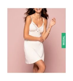 Nuisette Modal Stricto Sensuelle NACRE -Sousvêtement Magasin nuisette modal stricto sensuelle nacre 4