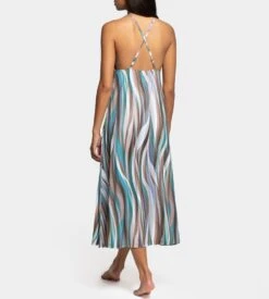 Robe De Nuit Imprimée En Lyocell Tucq / Taupe 7 Robe De Nuit Imprimée En Lyocell Tucq / Taupe -Sousvêtement Magasin robe de nuit imprimee en lyocell bl021 tucq taupe 2