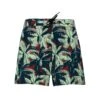 Short De Plage Imprimé 3075 Marine / Vert