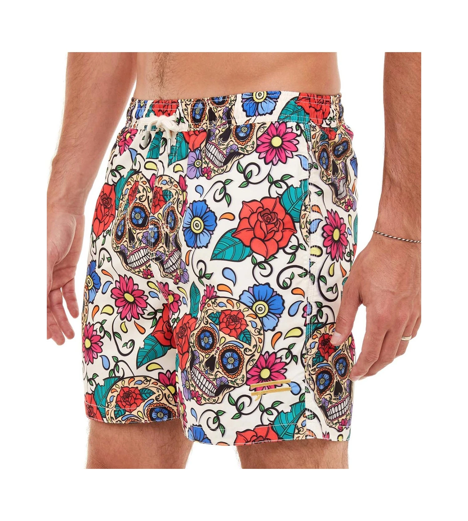 PULLIN Short De Plage Pako 5MAYO IMPRIME 2 PULLIN Short De Plage Pako 5MAYO IMPRIME – Image 2