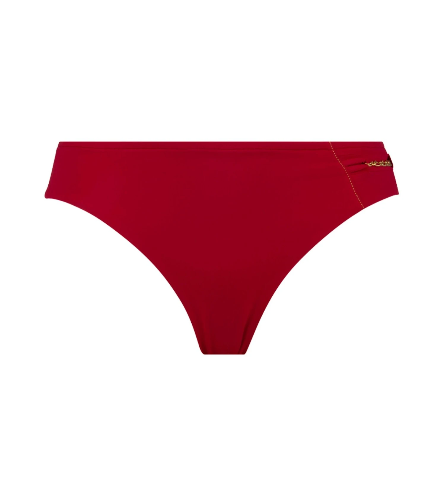 Shorty De Bain D'Or Et De Chaînes Framboise 2 Shorty De Bain D'Or Et De Chaînes Framboise – Image 2