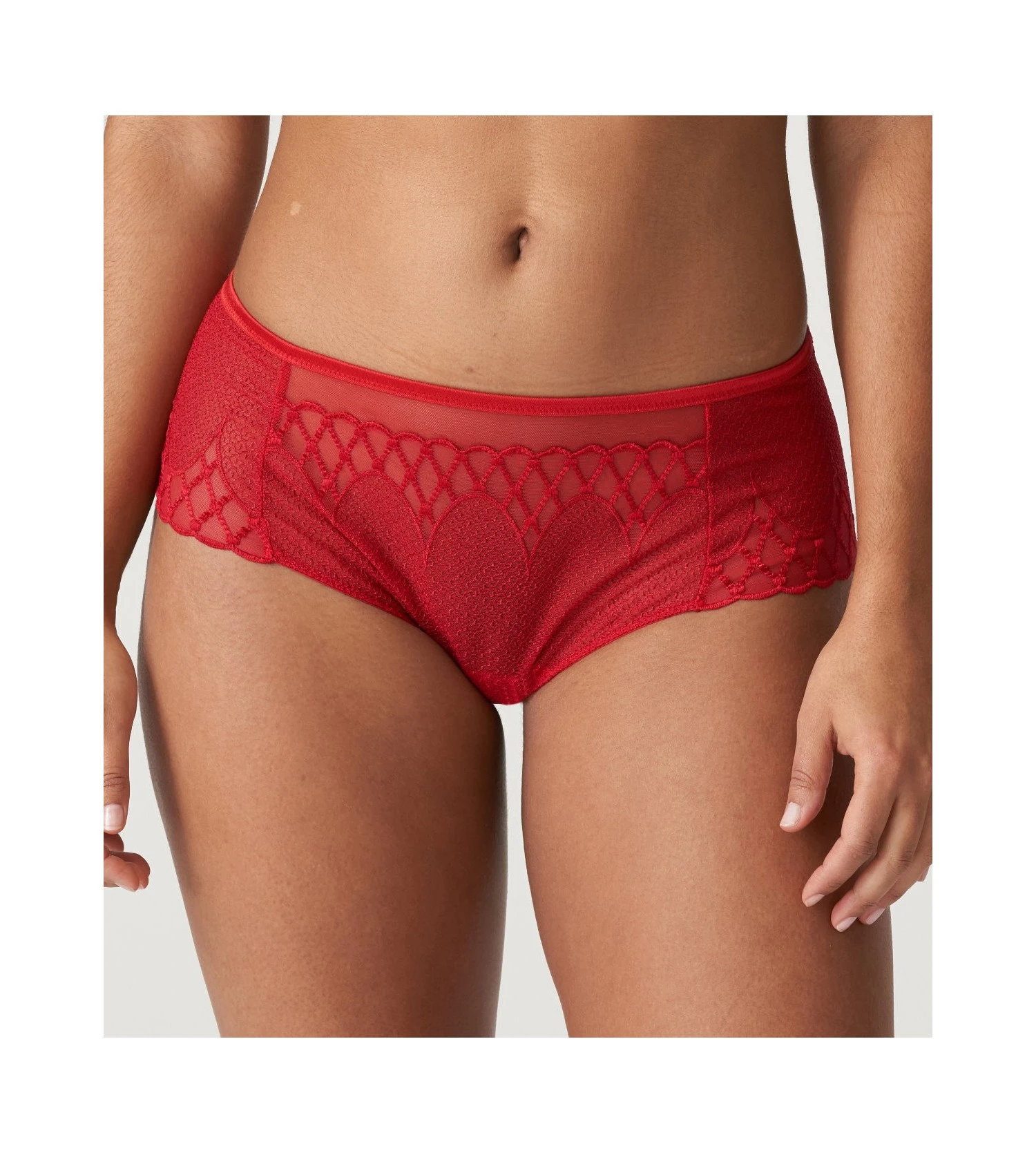 PRIMA DONNA Shorty En Tulle Brodé Vya Strawberry Kiss 3 PRIMA DONNA Shorty En Tulle Brodé Vya Strawberry Kiss – Image 3