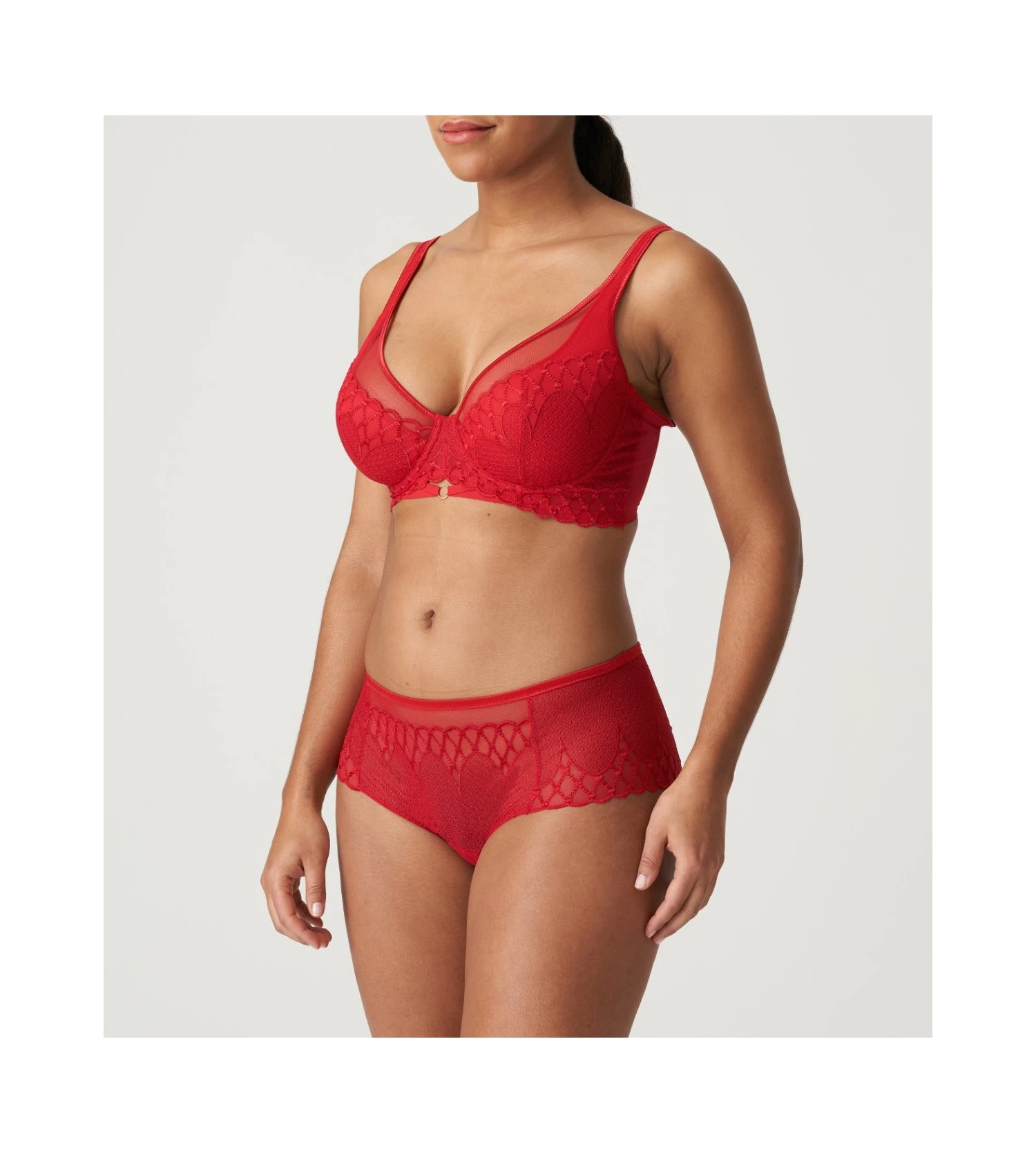 PRIMA DONNA Shorty En Tulle Brodé Vya Strawberry Kiss 6 PRIMA DONNA Shorty En Tulle Brodé Vya Strawberry Kiss – Image 6