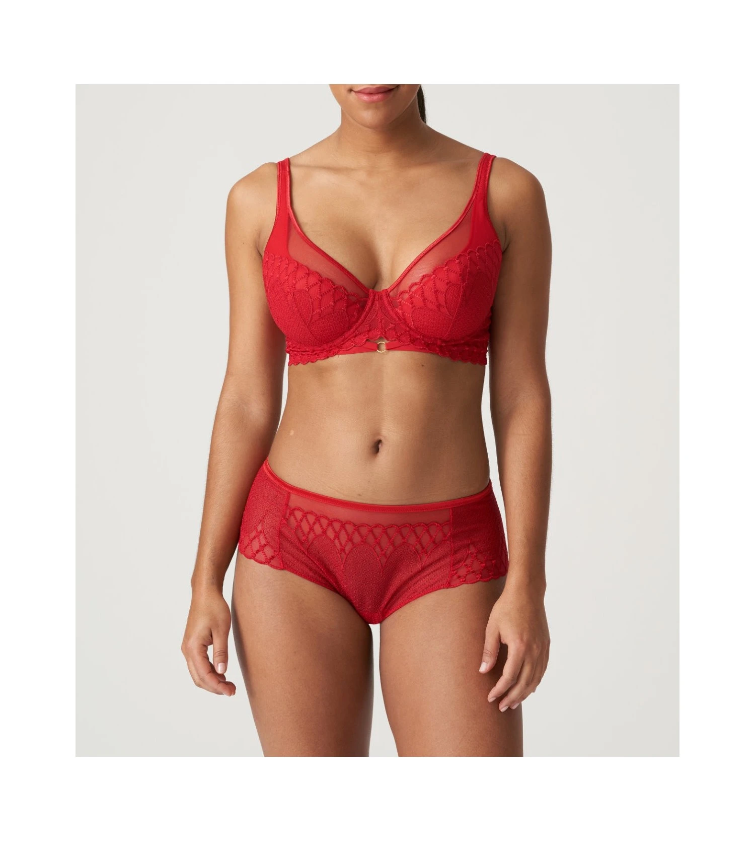PRIMA DONNA Shorty En Tulle Brodé Vya Strawberry Kiss 7 PRIMA DONNA Shorty En Tulle Brodé Vya Strawberry Kiss – Image 7