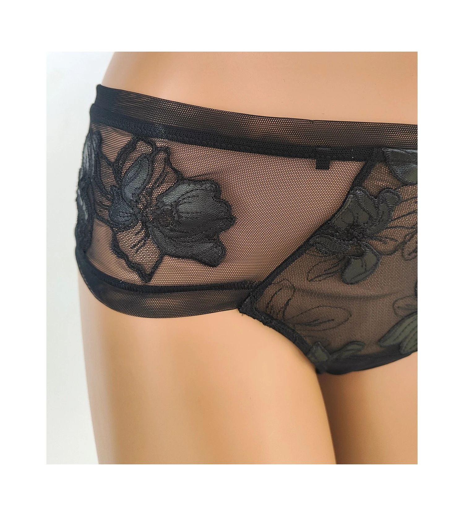 Shorty Glamour Couture Noir 2 Shorty Glamour Couture Noir – Image 2