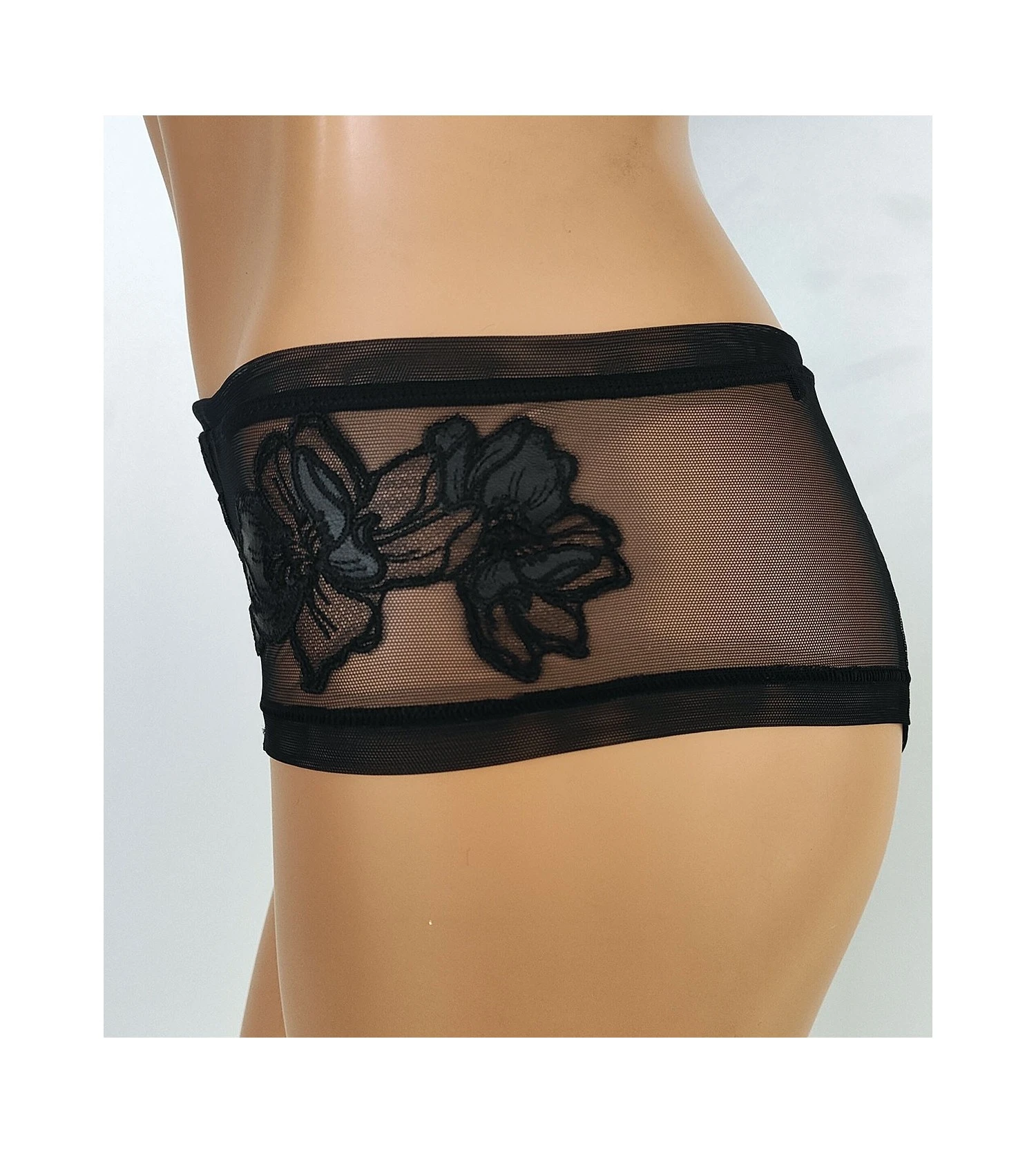 Shorty Glamour Couture Noir 3 Shorty Glamour Couture Noir – Image 3