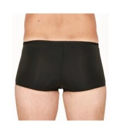 Shorty Homme Seconde Peau Plumes NOIR -Sousvêtement Magasin shorty homme seconde peau plumes noir 2