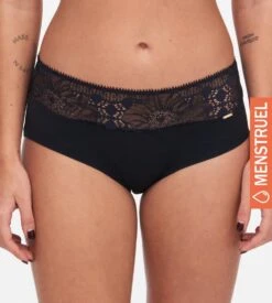 Chantelle Shorty Menstruel Life Period Lace Noir 5 Chantelle Shorty Menstruel Life Period Lace Noir -Sousvêtement Magasin shorty menstruel life period lace 011 noir 1